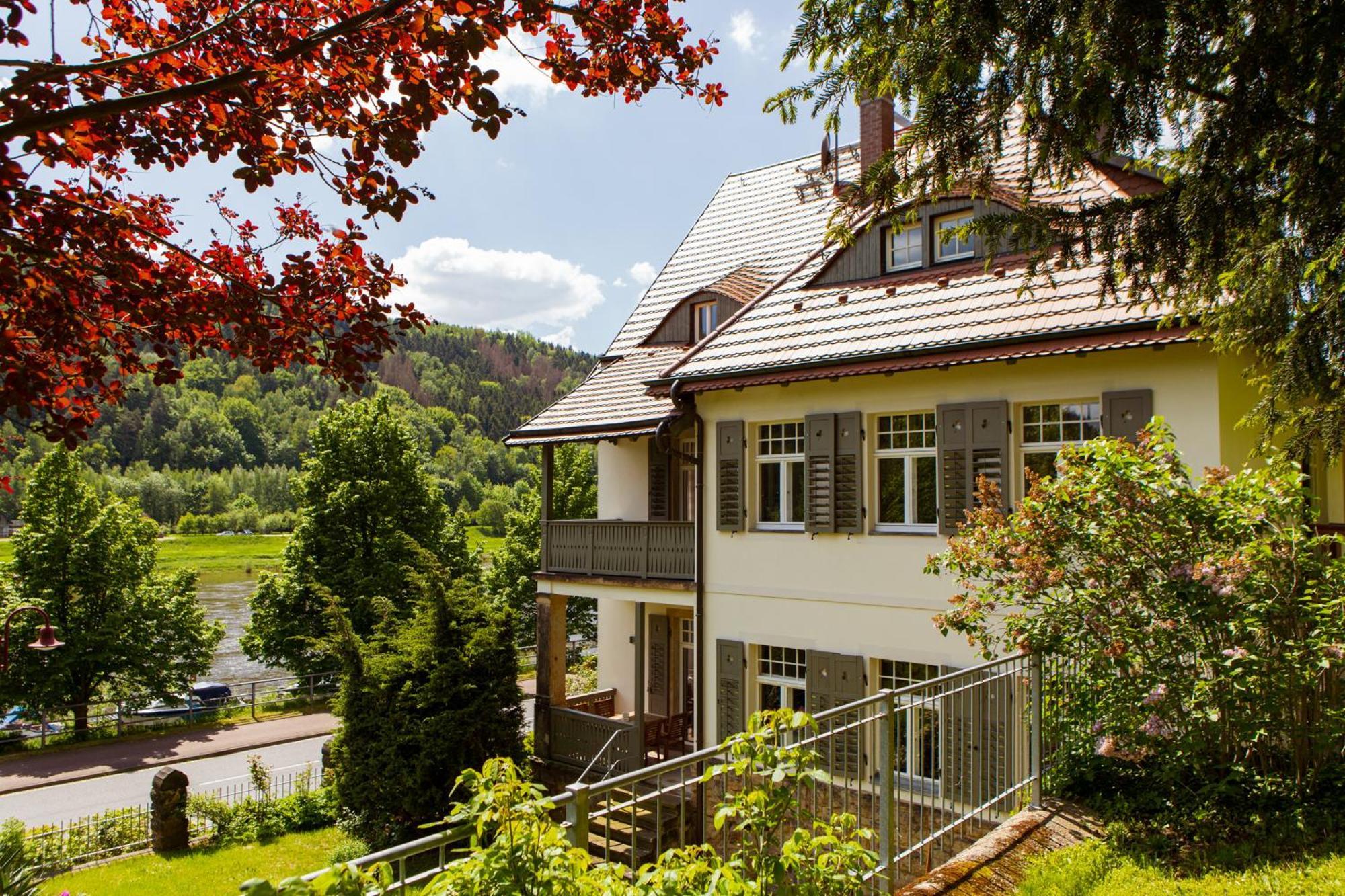 Villa Elbufer Bad Schandau Exterior photo